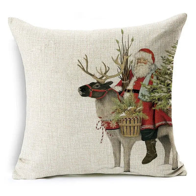Christmas Decoration Cushion Cover Cartoon