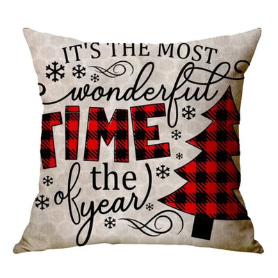 Christmas Decoration Cushion Cover Cartoon