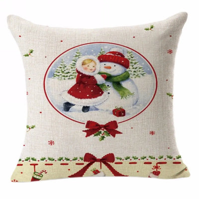 Christmas Decoration Cushion Cover Cartoon