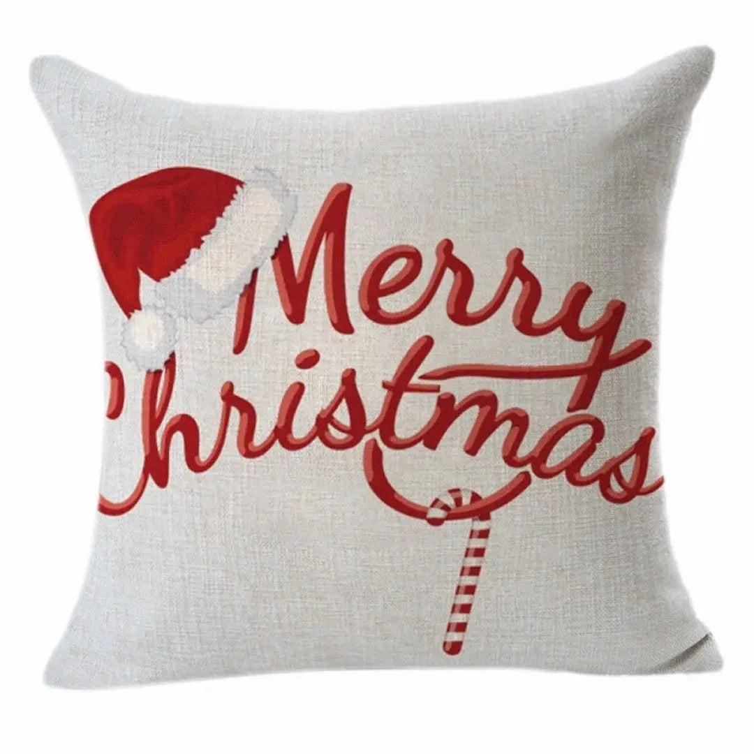 Christmas Decoration Cushion Cover Cartoon