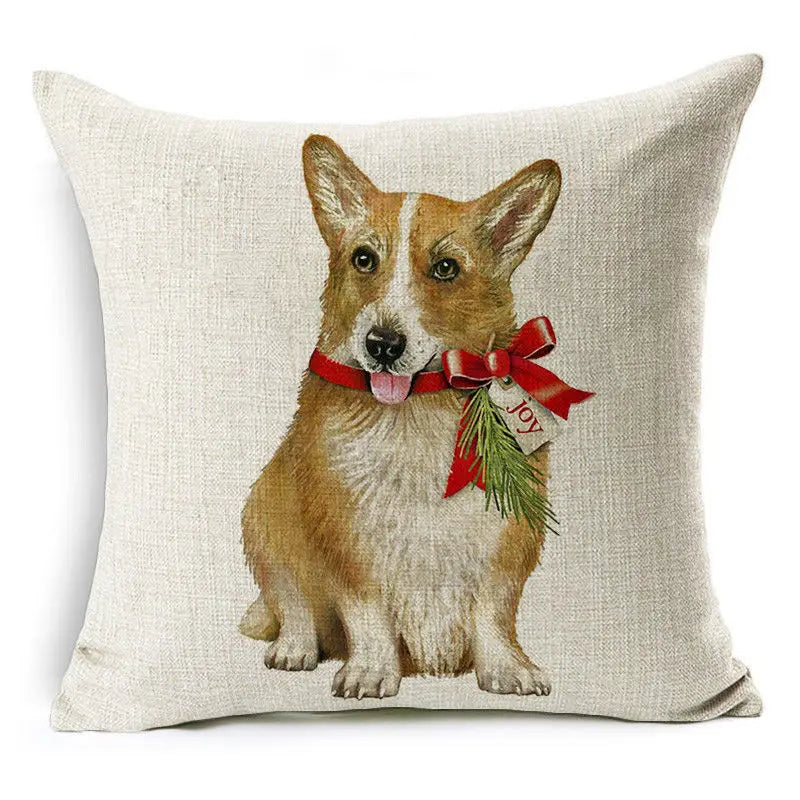Christmas Decoration Cushion Cover Cartoon