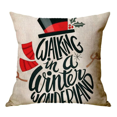 Christmas Decoration Cushion Cover Cartoon