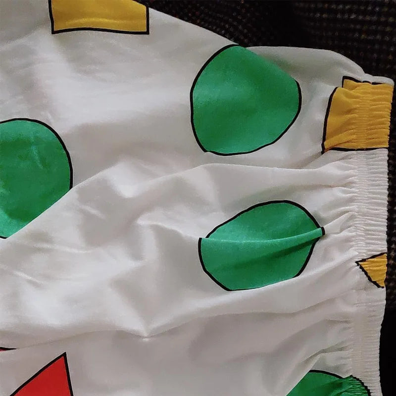 Pijama Sin Chan Man Pajama Sinchan Cotton Summer Short Sets Japanese Pajamas for Couples Man and Woman Sleepwear 2024