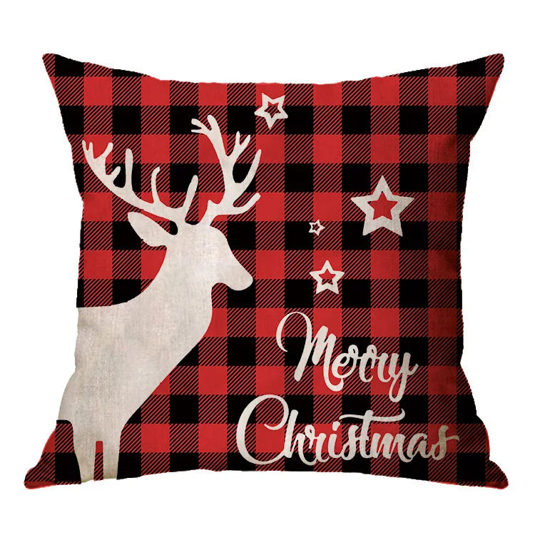 Christmas Decoration Cushion Cover Cartoon