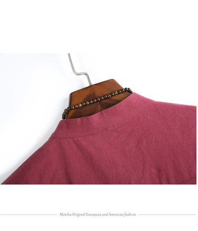 Mens Linen Sets 2023 Summer Men Streetwear Jogger Shirts