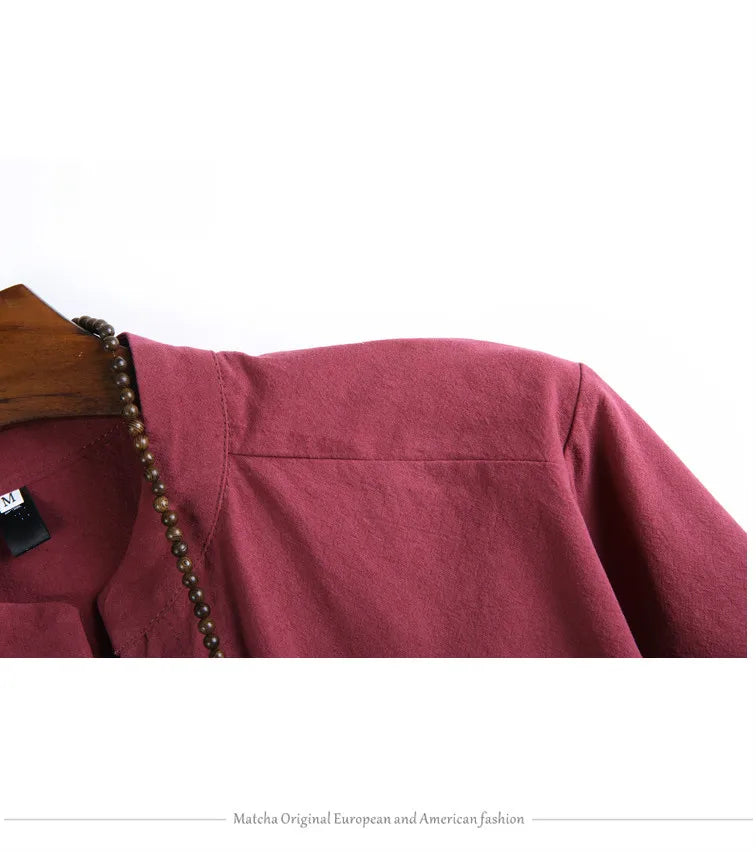 Mens Linen Sets 2023 Summer Men Streetwear Jogger Shirts