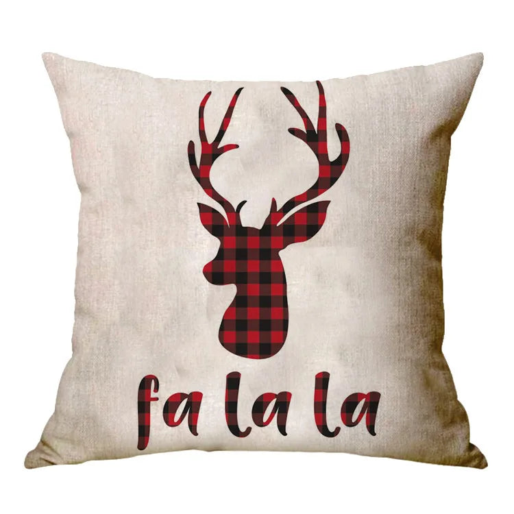 Christmas Decoration Cushion Cover Cartoon