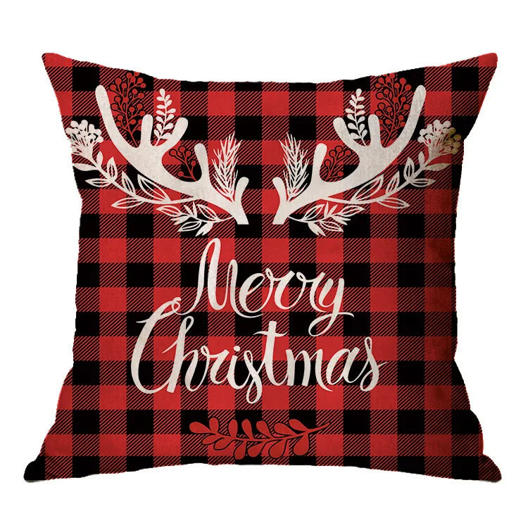 Christmas Decoration Cushion Cover Cartoon