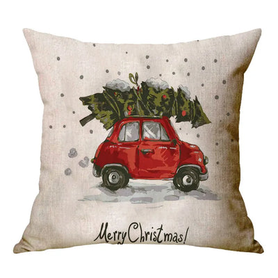 Christmas Decoration Cushion Cover Cartoon