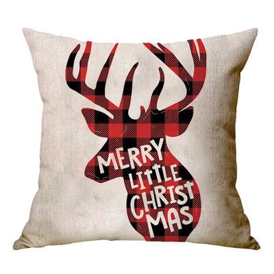 Christmas Decoration Cushion Cover Cartoon