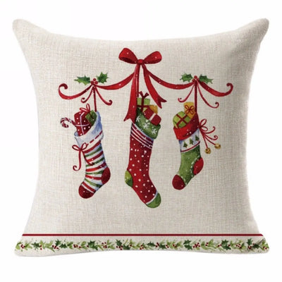 Christmas Decoration Cushion Cover Cartoon