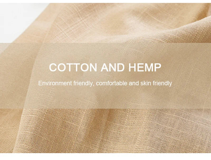 Children's Cotton And Linen Trousers