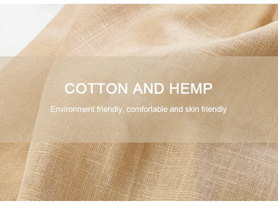 Children's Cotton And Linen Trousers