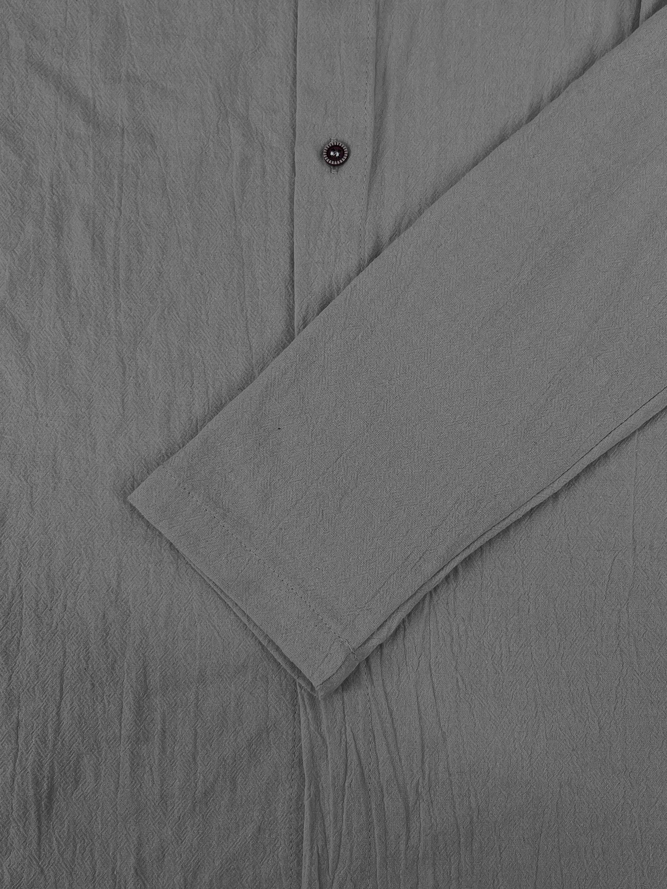 Summer Men's Linen Shirt Solid Streetwear Long Sleeve Hoodie Cardigan Clothing For Men Button Tops Casual Loose Men Hooded Shirt