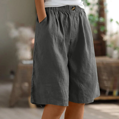 Women’s Summer Cotton-Linen Shorts