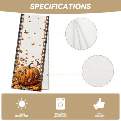 Linen-Effect Table Runner Waterproof