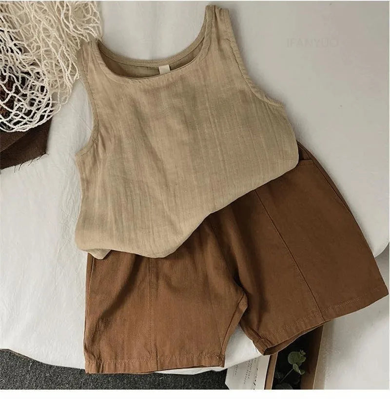 2025 Summer New Children Sleeveless