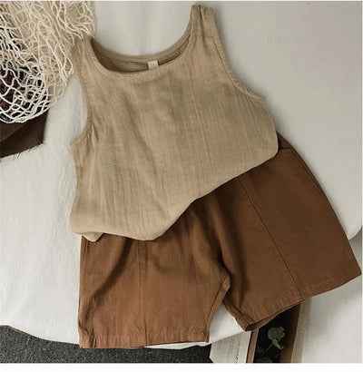 2025 Summer New Children Sleeveless