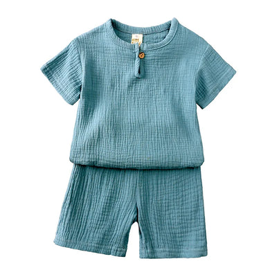 Summer Children's Clothing Set for 0-6Y unisex