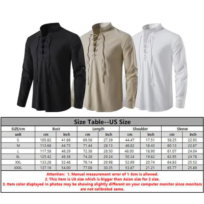 2pcs Set Men's Cotton Linen Shirt and Pants Suits