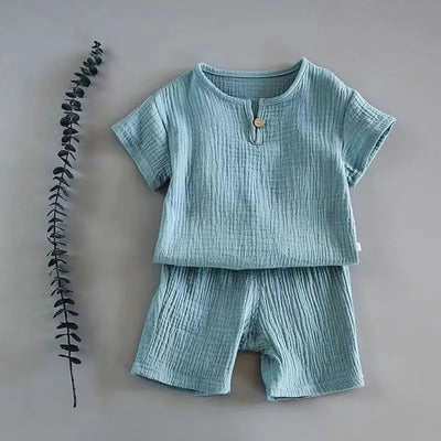 Summer Children's Clothing Set for 0-7Y unisex