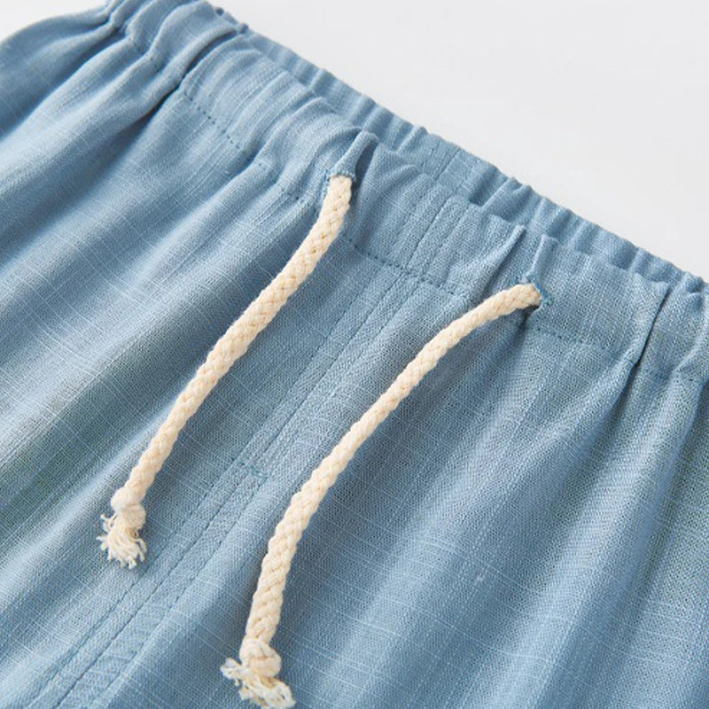 Children's Cotton And Linen Trousers