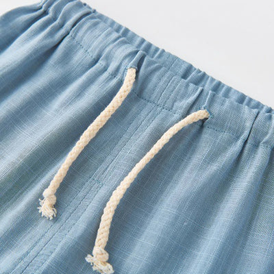 Children's Cotton And Linen Trousers