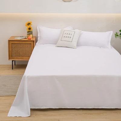 1 pc Bed Flat Sheet for Double Bed Plain Solid