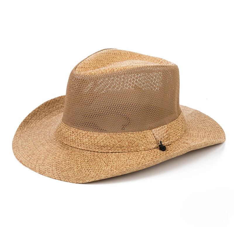 Summer Linen Hollowing Sun Hats British Gentleman