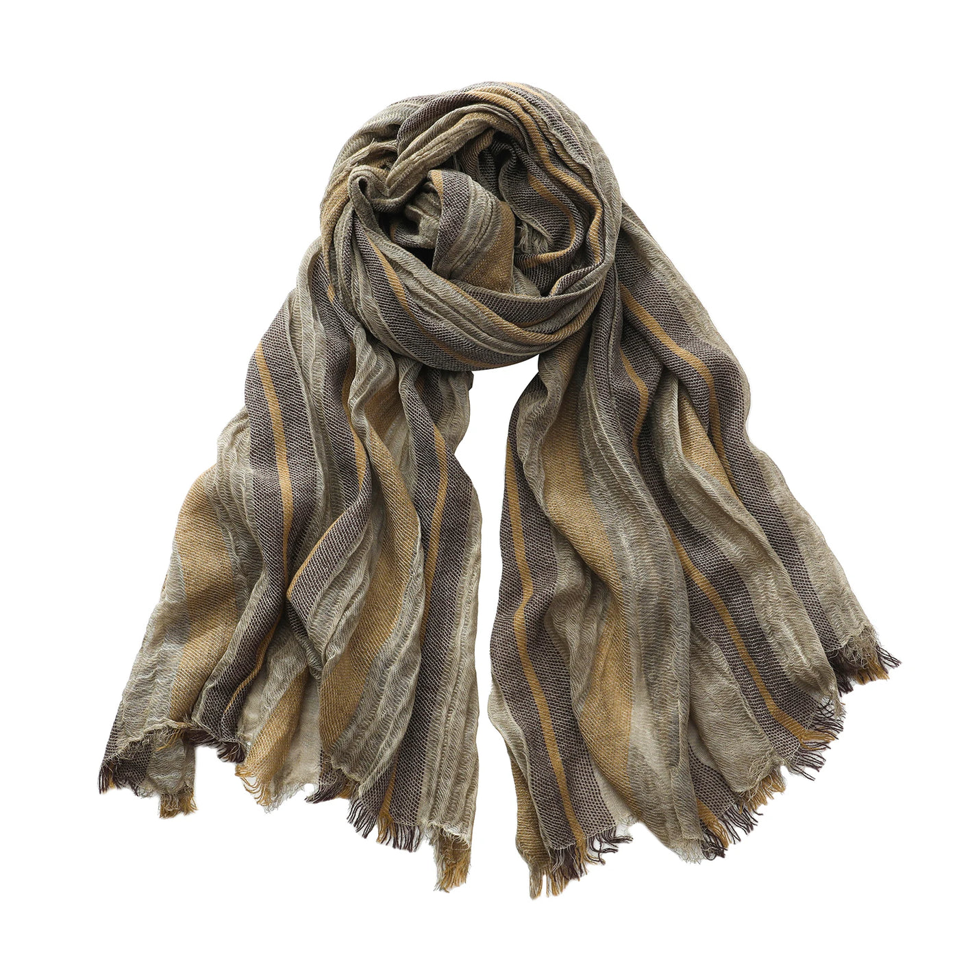 Autumn Winter Men Scarf Cotton Linen Striped Scarves Warm Neckerchief Pashmina Casual Male Accessories Bufandas Shawls