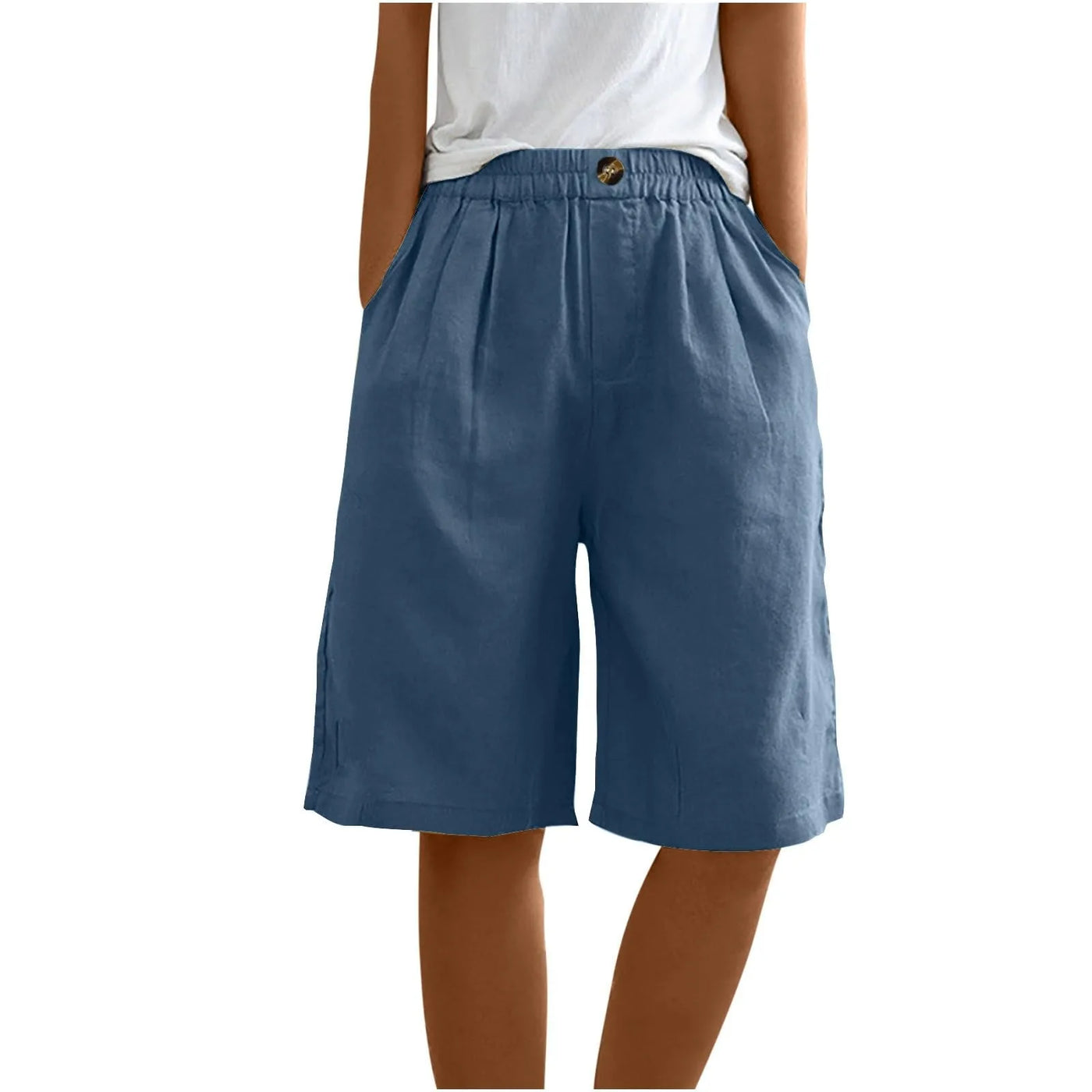 Women’s Summer Cotton-Linen Shorts