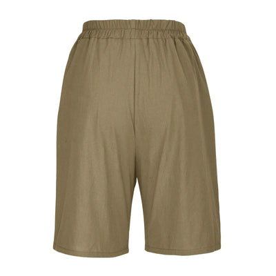 Women’s Summer Cotton-Linen Shorts