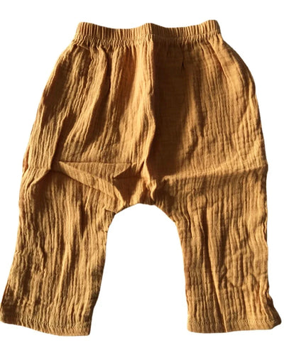 Children's Solid Linen Pants