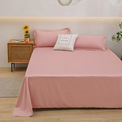 1 pc Bed Flat Sheet for Double Bed Plain Solid