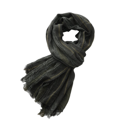 Autumn Winter Men Scarf Cotton Linen Striped Scarves Warm Neckerchief Pashmina Casual Male Accessories Bufandas Shawls