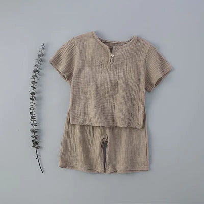 Summer Children's Clothing Set for 0-7Y unisex