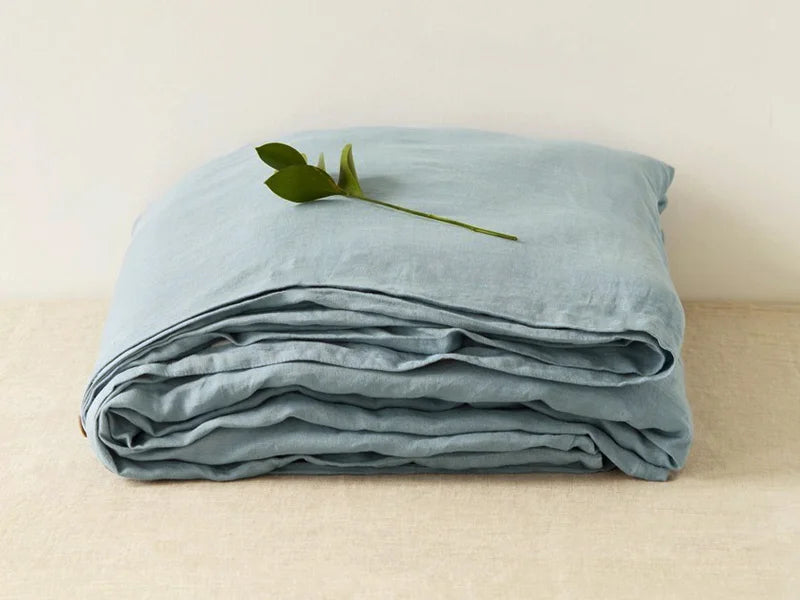 Pure Linen Bed Sheets Stone Washed French Linen