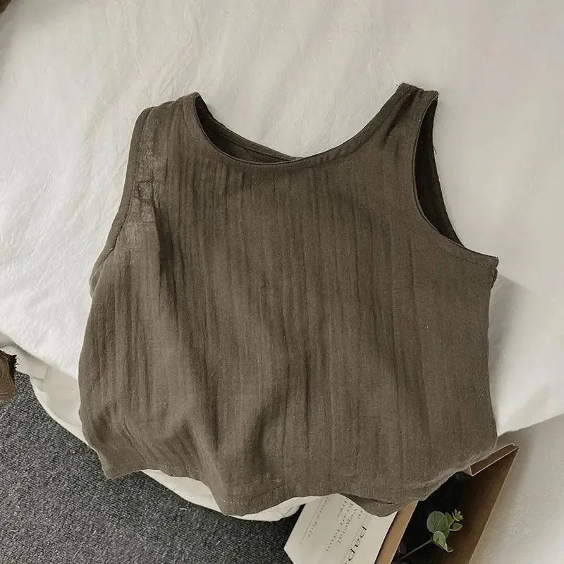 2025 Summer New Children Sleeveless