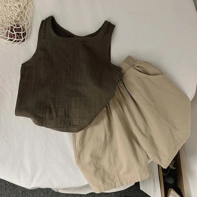 2025 Summer New Children Sleeveless