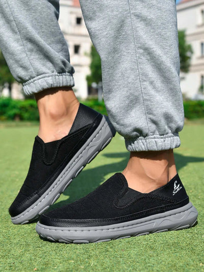 Spring Men’s Breathable Sneakers Lightweight Slip On Casual Walking Shoes