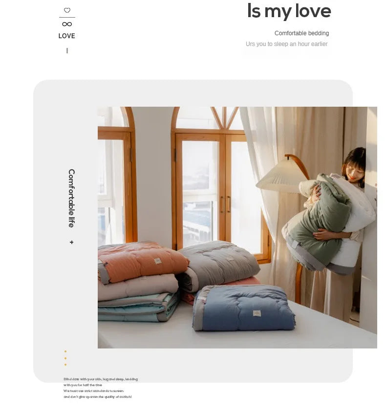 2025 new Japanese polyester cotton quilted