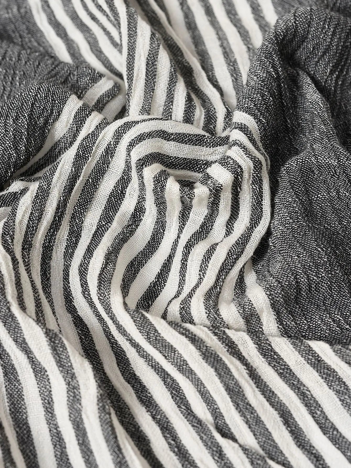 Fashion Men Scarf Cotton Linen Striped Scarves Autumn Winter Warm Neckerchief Pashmina Casual Male Accessories Bufandas Shawls