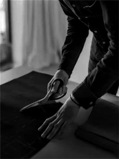 Casual 2 Piece Beige Blue Linen Men Suits Notch