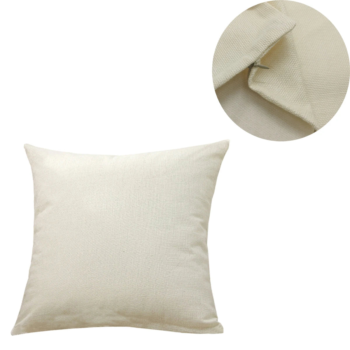 Solid Color Throw Pillow Cover