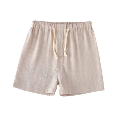 Children's Cotton And Linen Trousers