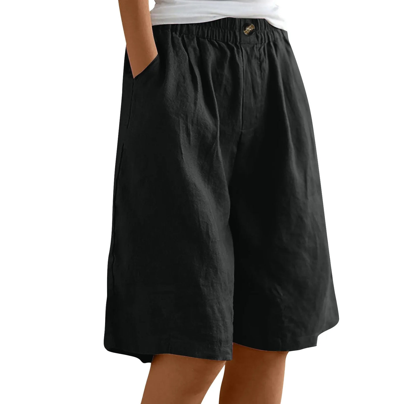 Women’s Summer Cotton-Linen Shorts