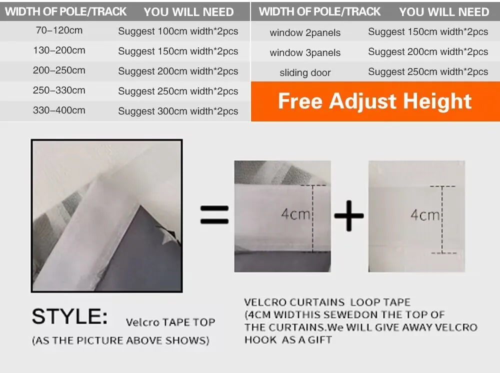 Linen-Effect Sheer Curtain Panel