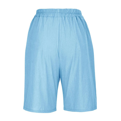 Women’s Summer Cotton-Linen Shorts