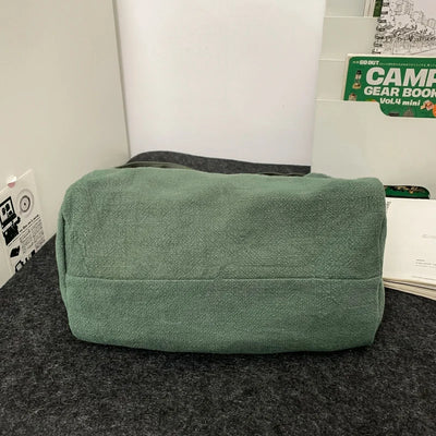 Women Large Capacity Cotton Linen Shoulder Tote Bag