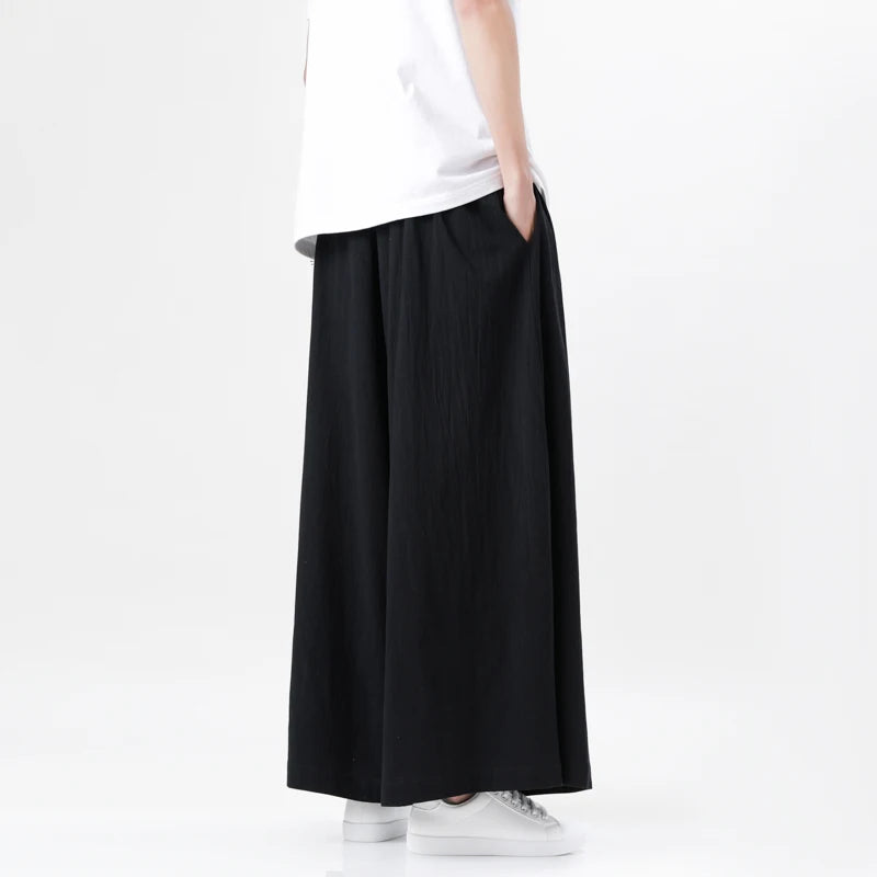 Man Japanese Kimono Pants Male Streetwear Summer